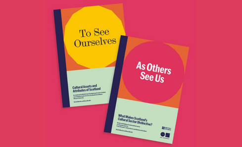 The front covers of the reports To See Ourselves and As Others See Us