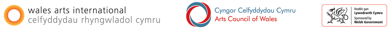 Wales Arts International and Arts Council of Wales logos
