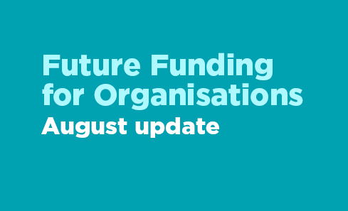 Future Funding for Organisations - August 2022 Update image