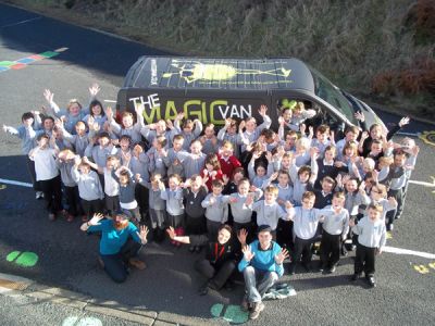 Eco Drama's Magic Van on Islay