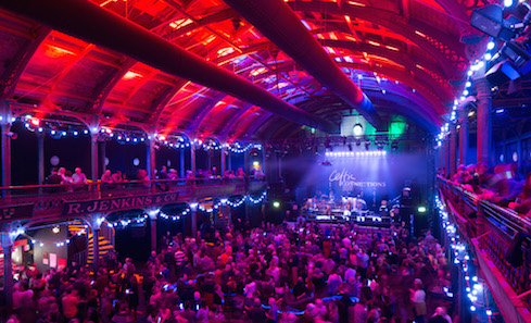 A packed out Old Fruitmarket for the World Beat Bothy (Credit Alan McAteer)