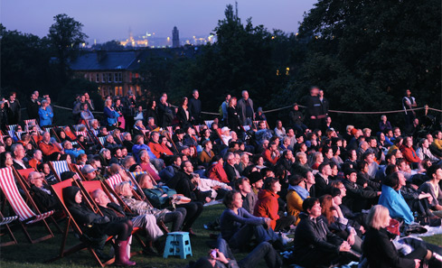 Common Guild Screening in Queen’s Park, Glasgow - Photo by Alan Dimmick