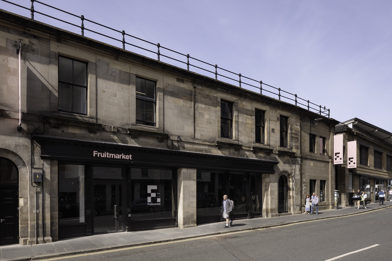 Exterior of Fruitmarket gallery in Edinburgh